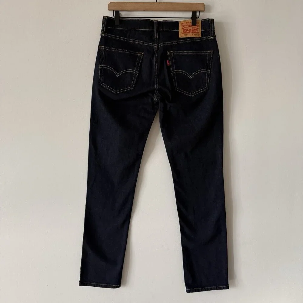 Levis 511 Jeans Mens W32 L32 Blue Slim Fit‎ Denim Classic Casual Grunge Preppy